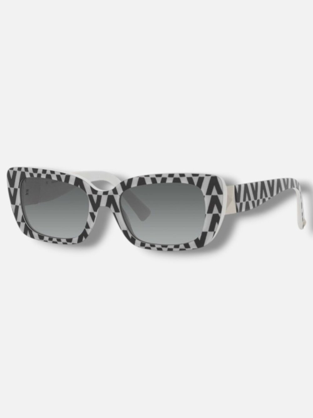 Valentino Garavani VA4096 Women's Black Logo Print Sunglasses 52-18-140